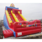 clown inflatable slide